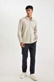 DeFacto Kumaş Pantolon Tailored Regular Fit Normal Kesim Basic Düz Cepli Düz Paça D3707AX24AUNV221