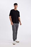 DeFacto Kumaş Pantolon Tailored Regular Fit Normal Kesim Basic Düz Cepli Düz Paça D3707AX24AUAR167