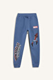 DeFacto Erkek Çocuk 2'li Takım Marvel Comics Kapüşonlu Sweatshirt Beli Lastikli Eşofman Altı D2402A824AUBE364