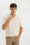 DeFacto Regular Fit Kısa Kollu Krep Polo Tişört C4149AX24SMWT47