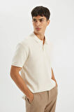 DeFacto Regular Fit Kısa Kollu Krep Polo Tişört C4149AX24SMWT47