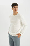T3777 Regular Fit Bisiklet Yaka Basic Düz Sweatshirt
