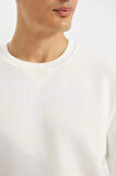 T3777 Regular Fit Bisiklet Yaka Basic Düz Sweatshirt