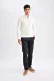 DeFacto Chino Pantolon Regular Fit Normal Kesim Cepli Düz Paça D1050AX24WNBK81
