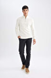 DeFacto Chino Pantolon Regular Fit Normal Kesim Cepli Düz Paça D1050AX24WNBK81
