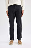 DeFacto Chino Pantolon Regular Fit Normal Kesim Cepli Düz Paça D1050AX24WNBK81
