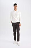 DeFacto Chino Pantolon Regular Fit Normal Kesim Cepli Düz Paça D1050AX24WNBN285