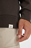 DeFacto Oversize Geniş Kalıp Bisiklet Yaka Kalın Basic Düz Sweatshirt T5139AZ24AUKH221