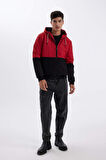 DeFacto Slim Fit Dar Kesim Kapüşonlu Polar Mont Astarlı Fermuarlı N4531AZ24AURD347