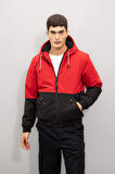 DeFacto Slim Fit Dar Kesim Kapüşonlu Polar Mont Astarlı Fermuarlı N4531AZ24AURD347