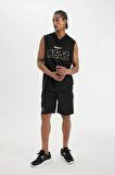 DeFactoFit NBA Miami Heat Standart Fit Kapüşonlu Ağır Kumaş Atlet B9920AX24SMBK81