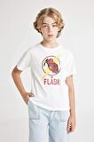 DeFacto Erkek Çocuk The Flash Bisiklet Yaka Kısa Kollu Tişört C4442A824HSWT34