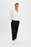 DeFacto Tailored Fit Düz Paça Her Yöne Esneyen Pantolon C7508AX24AUBK27