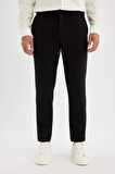 DeFacto Tailored Fit Düz Paça Her Yöne Esneyen Pantolon C7508AX24AUBK27