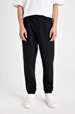DeFacto Regular Fit Jogger Eşofman Altı Cepli Beli Paçası Lastikli X8286AZ24AUBK81