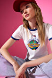 DeFacto Coool Hello Kitty Fitted Ribana Kısa Kollu Tişört D4214AX24HSWT32