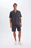 DeFacto Relax Fit Pamuklu Şort C7672AX24SMAR148