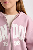 Kız Çocuk Kalın Sweatshirt Kumaşı 2'li Takım