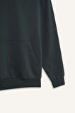 DeFacto Oversize Geniş Kalıp Kapüşonlu Kanguru Cepli Basic Düz Sweatshirt X8287AZ24AUGN1082