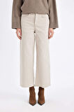 DeFacto Culotte Yüksek Bel Geniş Paça Gabardin Pantolon C7535AX24AUBG755