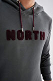 DeFacto Regular Fit Kapüşonlu Baskılı Kalın Sweatshirt L5850AZ24AUGN807
