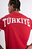 DeFactoFit Standart Fit Hakim Yaka Türkiye Baskılı Sporcu Kısa Kollu Tişört D5263AX24SMBR244