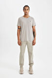 DeFactoFit Sporcu Jogger Eşofman Altı Loose Fit Beli Paçası Lastikli Cepli Pike C9186AX24AUGR317