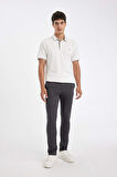 DeFacto Yazlık Chino Kanvas Pantolon Slim Fit Dar Kesim 4 Cepli Pamuklu Gabardin Esnek Dar Paça W3012AZ24AUAR110