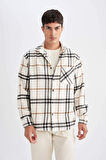 DeFacto Regular Fit Kareli Oduncu Flanel Uzun Kollu Gömlek D4131AX24AUER103