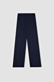 DeFacto Bürümcük Pantolon Lacivert Wide Leg Geniş Bol Paça Esnek Belli C0200AX24AUNV135