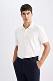 DeFacto New Regular Fit Basic Düz Kısa Kollu Polo Tişört D5999AX24SMWT32