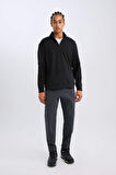DeFactoFit Kalın Jogger Eşofman Altı Standart Fit Cepli Sporcu Beli Lastikli D6312AX24WNAR231