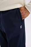 DeFactoFit Kalın Jogger Eşofman Altı Standart Fit Cepli Sporcu Beli Lastikli D6312AX24WNNV146