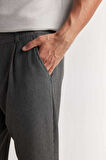 DeFacto Antrasit Pantolon Tailored Regular Fit Normal Kesim Düz Paça Cepli D3704AX24AUAR198
