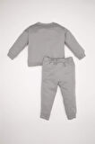 DeFacto Erkek Bebek 2'li Takım Baskılı İnce Sweatshirt Eşofman Altı D6262A5NSGR52