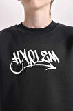 DeFacto Erkek Çocuk Bisiklet Yaka Sırt Baskılı Kalın Sweatshirt D4352A824WNAR138