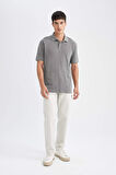 DeFacto New Regular Fit Kısa Kollu Pike Polo Tişört D5992AX24SMGR160