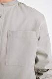 DeFacto Erkek Çocuk Oversize Fit Dik Yaka Twill Uzun Kollu Gömlek C7524A824AUKH475