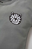 DeFacto Erkek Bebek 2'li Takım Baskılı Sweatshirt Beli Lastikli Jogger Eşofman Altı D2937A524WNGR67