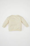 Erkek Bebek Bisiklet Yaka Baskılı Sweatshirt