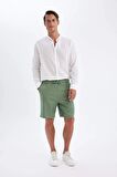 DeFacto Relax Fit Pamuklu Bermuda Şort D1051AX24SMGN759