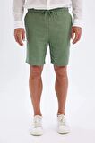 DeFacto Relax Fit Pamuklu Bermuda Şort D1051AX24SMGN759