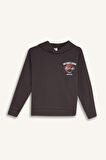 DeFacto Erkek Çocuk 2'li Takım Kapüşonlu Baskılı Sweatshirt Beli Lastikli Eşofman Altı D2040A824AUAR213