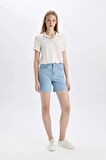 DeFacto Regular Fit Kısa Kollu Gömlek D0362AX24SMWT32
