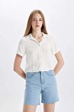 DeFacto Regular Fit Kısa Kollu Gömlek D0362AX24SMWT32