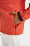 DeFactoFit Softshell Mont Su İtici Rüzgara Karşı Koruyan Kapüşonlu Fermuarlı Cepli A2122AX24AUOG543