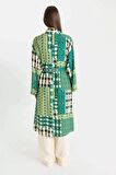 DeFacto Relax Fit Desenli Uzun Viskon Kimono C9688AX24SMKH461