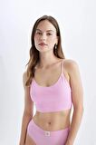 DeFacto Çıkarılabilir Pedli Seamless Bra-Fall in Love C1643AX24SPPN444