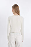 DeFacto Coool Slim Fit Dar Kesim Bisiklet Yaka Triko Hırka Z9318AZ24WNER100