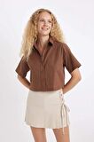 DeFacto Oversize Fit Kısa Kollu Gömlek D3521AX24HSBN321